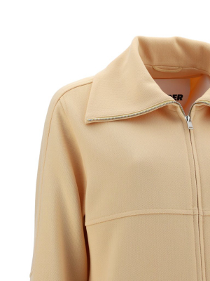 Jil Sander Oversized-collar Zip Jacket