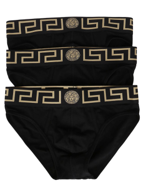Versace Pack Of 3 Briefs