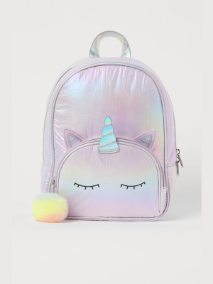 Shimmery Metallic Backpack