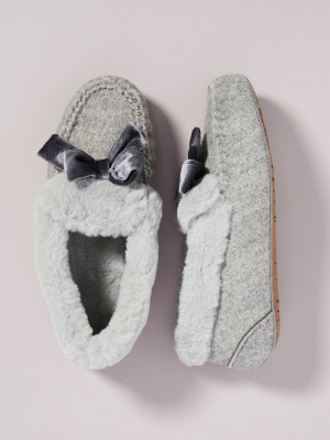 Devin Bow Moc Slippers