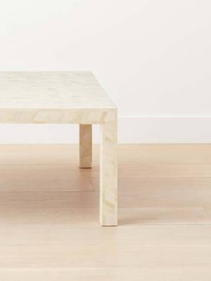 The Bone Herringbone Square Coffee Table