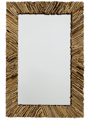 Driftwood Rectangle Mirror