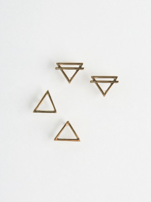 Alchemical Reaction Stud Earring Set