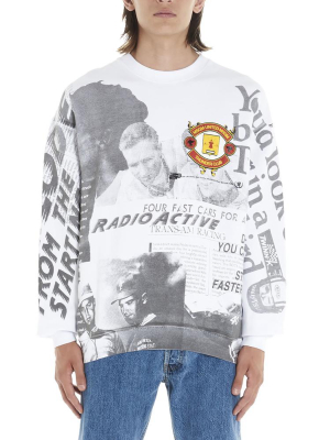 Msgm Manchester United Fc Logo Sweatshirt