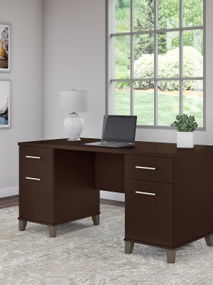 Bush Furniture Somerset 60w Office Desk, Mocha Cherry Wc81828k