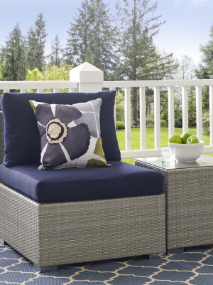 Render Sunbrella® Fabric Outdoor Patio Armless Chair