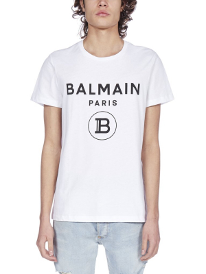 Balmain Logo Printed T-shirt