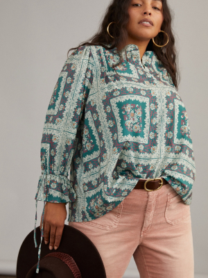 Callan Abstract Blouse