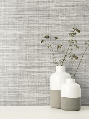 Nautical Twine Wallpaper In Black Sands From The Beach House Collection By Seabrook Wallcoverings