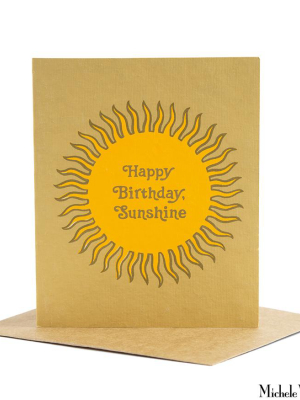 Birthday Sunshine Card