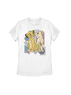 Women's Lion King Bold Retro Cub Love T-shirt