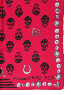 Alexander Mcqueen Skull Print Scarf