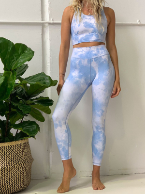 Kavala Legging - Blue Tie Dye