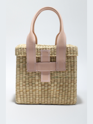 Rachel Comey - Mini Straw Picnic Tote: Natural