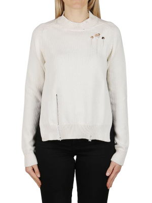 Maison Margiela Distressed-effect Jumper