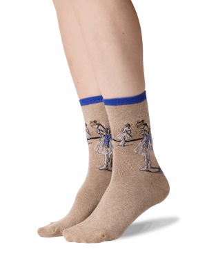 Womens Degas' Study Of A Dancer Socks