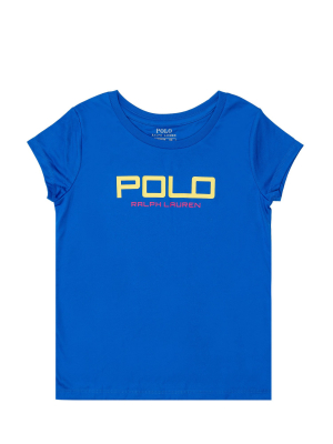 Ralph Lauren Kids Polo Logo Print T-shirt