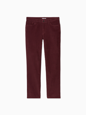 Slim Fit Pigment-dyed Corduroy 5-pocket Pants