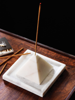 Saic Pyramid Incense Stick Holder With Tray