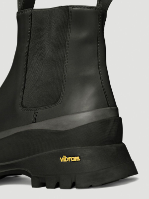 Jil Sander Vibram Sole Chelsea Boots