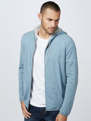 Cashmere Full Zip Up Hoodie