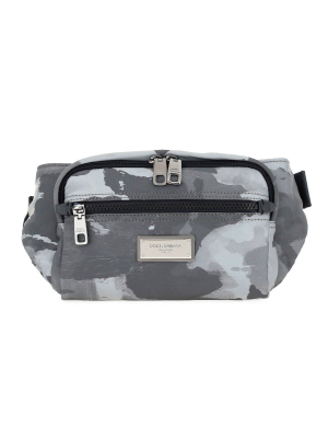 Dolce & Gabbana Camouflage Print Belt Bag