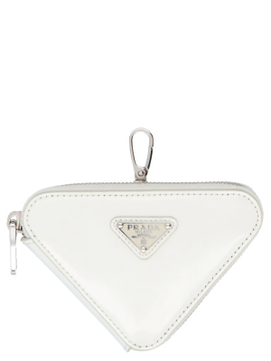 Prada Snap Hooked Triangle Mini Pouch