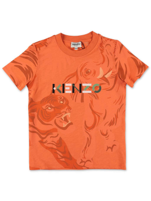 Kenzo Kids Animal Printed T-shirt