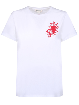 Alexander Mcqueen Logo Print T-shirt