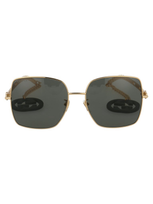 Gucci Eyewear Square Frame Sunglasses