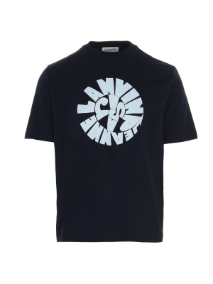 Lanvin Spiral Logo Printed T-shirt