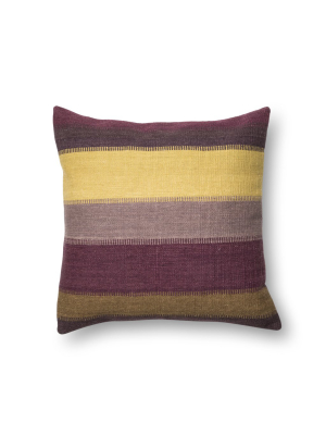 Plum & Multi Dhurri Style Pillow