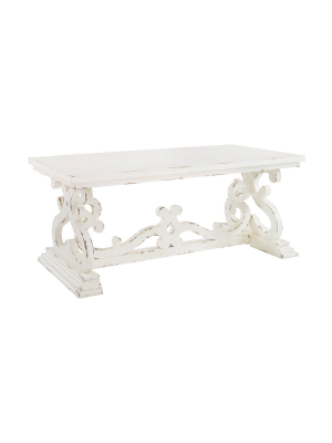 Christos Coffee Table White - Powell Company