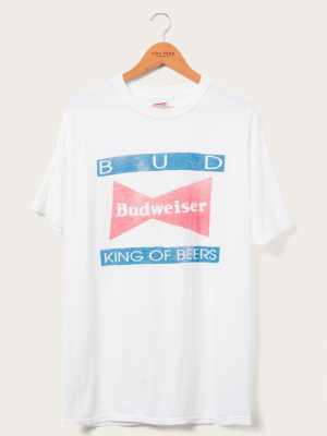 Budweiser King Of Beer Bottle Flea Market Tee