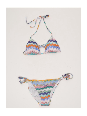 Missoni Mare Chevron Print Two-piece Bikini Set