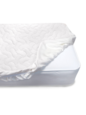 Serta Sertapedic Crib Mattress Pad Cover - White