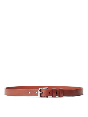 Leather Roller-buckle Belt