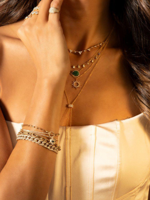14kt Rose Gold Diamond Luxe Cameron Chain Link Bracelet