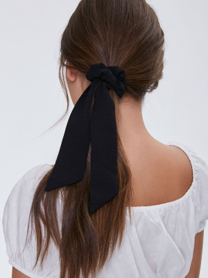 Ruffled Bow Scrunchie