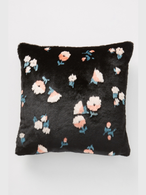 Flora Faux Fur Pillow