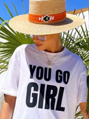 You Go Girl Long Line Tee