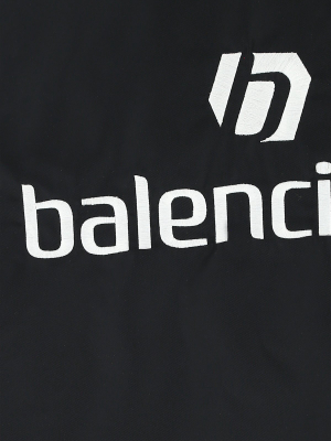 Balenciaga Logo Print K-way Oversized Jacket