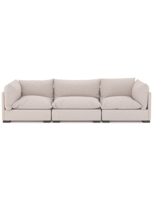 Westwood 3 Piece Sofa, Bayside Pebble