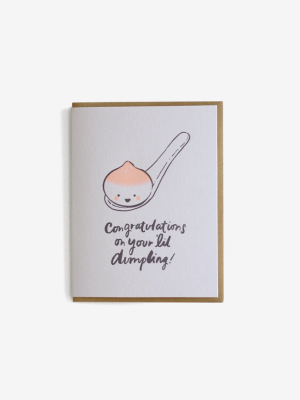 New Baby Gift Card - Lil Dumpling