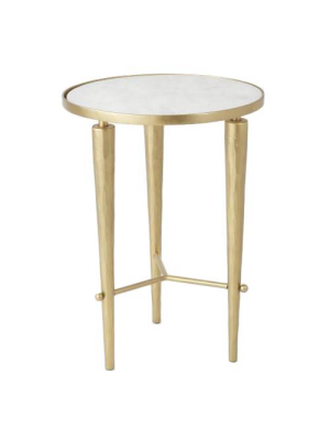 Jasper Accent Table Brass