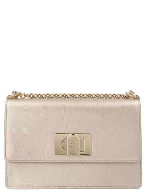 Furla 1927 Metallic Effect Mini Crossbody Bag