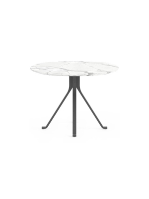 Blink Side Table: Stone Top