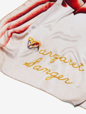 Margaret Sanger Silk Scarf