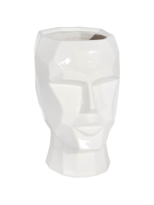 Face Planter, 12", White