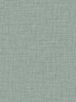 Easy Linen Wallpaper In Powder Blue From The Texture Gallery Collection By Seabrook Wallcoverings